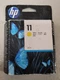 HP 11 yellow ink cartridge C4838A new original packaging business inkjet 1000 expiry date 04.2012