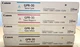 Canon 2789B003 Black + 2793B003 Cyan + 2797B003 Magenta + 2801B003 Yellow Toners