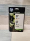 Genuine HP 57 Twin Pack Ink Cartridges Tri-Color Exp. DEC 2012 - Sealed