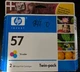 Genuine HP 57 Tri-Color Twin Pack Ink Cartridge C9320BN