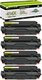 1/2/3/4PK W2022X 414X Yellow Toner Cartridge for HP Laserjet Pro M454dn M454dw