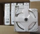 5-PACK ZEBRA 10015355K Z-BAND ULTRASOFT WRISTBAND CARTRIDGE REELS WHITE 1" x 11"