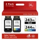 PG-243XL CL-244 Ink Cartridge for Canon PIXMA TS3120 TS3122 MG2522 MG2520 MX490