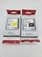 YELLOW & BLACK Ink Cartridges for Canon  ImagePrograf IPF500  PFI-102Y PFI-102BK