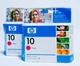 NEW, GENUINE HP 10 INK CARTRIDGE MAGENTA, C4843A