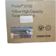 Xerox 106R01509 Yellow High Yield Toner Cartridge Xerox Phaser 6700 