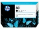 HP 80 Ink Cartridge C4871A Black for DJ 1050 C Plus 1055 CM CM Plus 2015 B