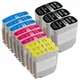 12 Compatible HP 10 C4844A C4841A C4843A C4842A Ink Cartridges