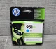 HP 951XL Cyan Ink Cartridge Exp. Dec 2018
