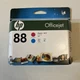 HP 88 Magenta and Cyan Printhead C9382A Genuine New/Old Stock Sealed 2011 NIB