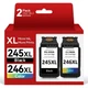PG-245XL CL-246XL Ink Cartridges Compatible with Canon 245 PIXMA MG3020 MG3022