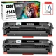 2PK Toner No Chip Compatible with HP 414A W2020A Laserjet M454dw M479fdw M479dw