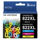5PK 822XL 822 XL Ink Cartridges For Epson WF 3820 WF4830 WF 4833 WF 4820 WF 4834