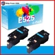 (2-PK,Cyan) Dell 525 E525W Toner Cartridge Replacement for E525 Printer