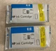 Lot Of 2 Genuine HP 70 /130m Magenta & l Light Red C9455A Brand New Sealed
