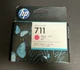 HP DesignJet 711 Magenta 3-Pack CZ135A Factory Sealed Use By 09/2020
