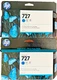 Genuine HP 727 CYAN Ink | 130 ml | LOT OF 2 | NEW-IN-BOX (EXP Jan 2023/Oct 2024)