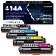 4PK Toner for HP 414A W2020A Color Laserjet Pro MFP M454dw M454dn with Chip 