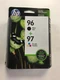 Genuine HP 96 97 Ink Cartridges Combo for HP6548 6620 Printer-OEM-dec2018