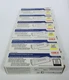 Lot of 6 Toner for OKI C5500/C5650/C5800 43381901 43381904 - 5x Yellow 1x Black