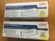 Lot of 2 OKI Genuine Yellow Cartridges C5500/C5650/C5800 p/n 43381901, 43324401