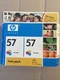 HP 57 Inkjet Print Cartridge Tri Color Twin Pack