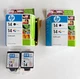 HP 14 Ink Cartridges Lot of 2 Black & Tricolor Combo Pack July& August 08 Sealed