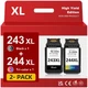 PG243-XL CL244-XL Ink Cartridge For Canon PIXMA MG2920 MG2922 MG2520 MG2522 Lot
