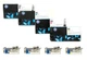 4x Original Printhead HP No. 80 C4820A C4821A C4822A C4823A Printheads + Cleaner