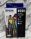 4-PACK EPSON GENUINE 822XL BLACK & COLOR INK WORKFORCE WF-3820 New