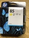 Genuine OEM HP 85 Yellow Ink Cartridge 69ml C9427A EXP DEC 2014