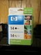 HP 14 Ink Cartridges - 2pk Black & Tri-Color - NIB