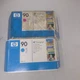 GENUINE SET 2 HP #90 C5061A C5063A  CARTRIDGES DESIGNJET 4000 4500