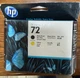 Genuine HP 72 Matte Black Yellow PrintHead C9384A 2013 Factory Sealed See Others