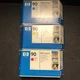 NEW Lot Of 3 HP 90 YELLOW MAGENTA CYAN HP DesignJet Ink Cartridge C5062A Sealed