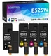 Ink E-Sale Compatible Toner Cartridge Replacement for Dell 525 E525 E525W (KCMY,