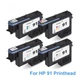 91 Printhead For HP Z6100 Z6100ps Printer C9460A-C9463A MBK/C M/Y LM/LC PBK/LGY 