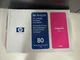 HP DesignJet 80 MAGENTA Printhead+Cleaner+INK  C4822A+ C4847A SEALED