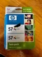 HP 57 HP57 Inject Printer Tri-color Ink TWIN SET (2) Cartridge C6657AC Exp 2008