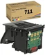 SkyPrint 711 Printhead Kit (C1Q10A Pinter Head) Replacement for HP T530 T525