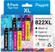 822XL Ink Cartridges 8 Pack Compatible Epson WF-3820 WF-4820 WF-4830