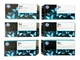 6 x Original Ink HP Designjet T3500 E MF / No. 764 / C1Q13A - C1Q18A Cartridge