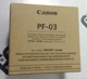 CANON PF-03  Official Print Head Parts 2251B001 NEW Imported From Japan