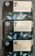 3pk NEW SEAL!!! GENUINE HP 80 Cyan Magenta Yellow Ink 350ml C4846A C4847A C4848A
