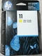 Genuine HP 11 YELLOW Ink Cartridge C4837A New Sealed Expiration 03/2012