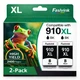 2pk Black 910XL Ink Cartridge for HP 910 XL OfficeJet 8020 8022 8025 8028 8035 