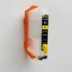 Canon Pro-200 CLI-65 Yellow (Y) Empty Flushed w/Clip-Plug - No Chip