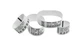 Zebra Z-Band 1" X 11" Ultrasoft Wristband Single Cartridge10015355K-R