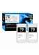 HP 70 130ml Matte Black Ink Cartridge (C9448A) 2 PACK Compatible with HP Design