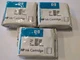 Lot Of 3 Genuine HP 70 Lt Cyan Ink 69ml DesignJet Q6675A L3S81B E1L21B  